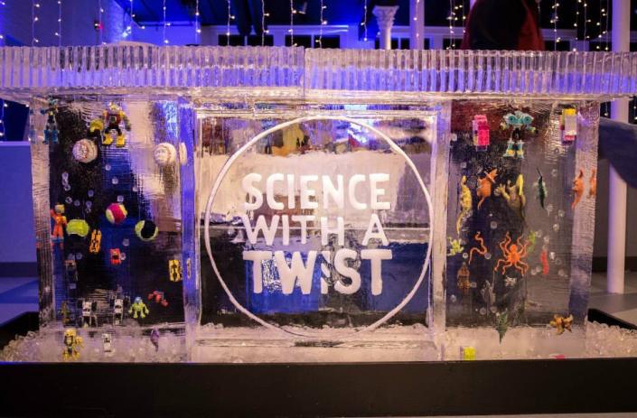 Science with a Twist Ice Display