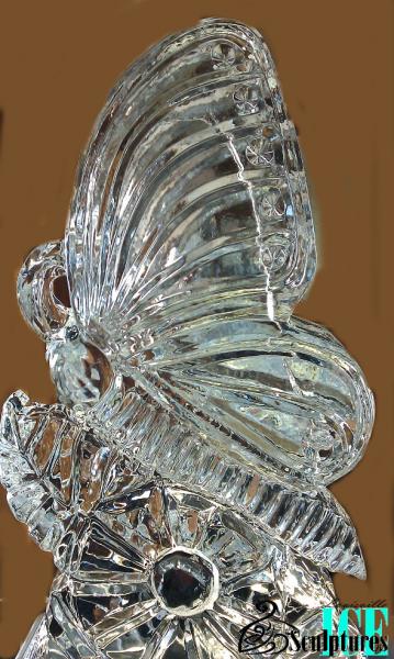 A beautiful butterfly for any occasion made by Louisville Ice Sculptures. Price $295