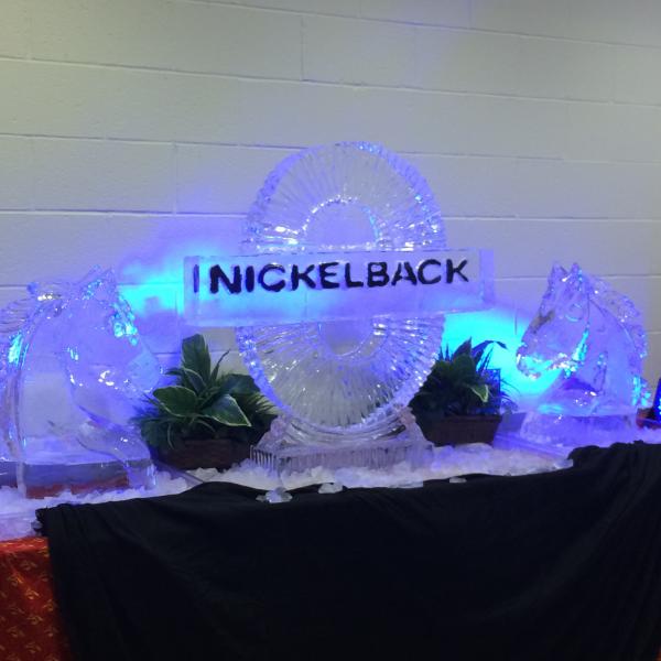 Nickelback Ice Sculpture