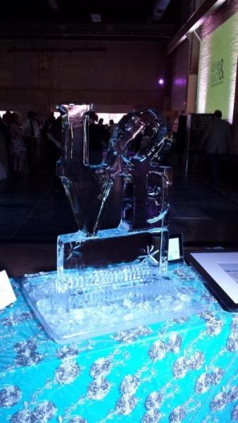 LOVE Ice Sculpture carved by Steve Stewart for the Love and Such Bridal Show, Louisville KY 2014
Price:  $275