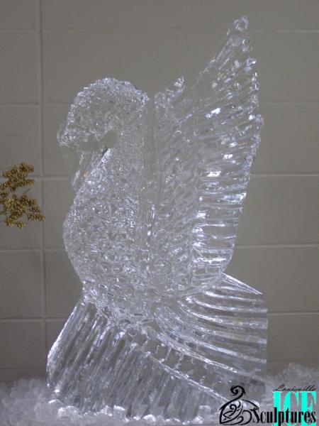 Louisville Ice Sculptures made this swan as an awesome addition to an event. Price $275